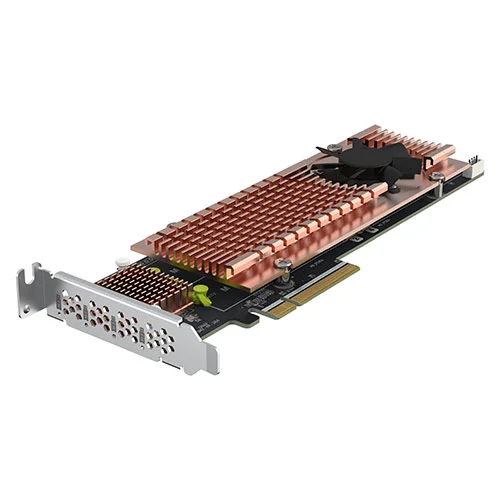 QNAP QM2-4P-384 Quad M.2 NVMe SSD Expansion Card